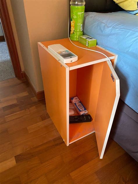 Small box shelves Orange w door, Furniture & Home Living, Furniture ...