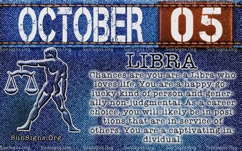 October 5 Zodiac Horoscope Birthday Personality - SunSigns.Org