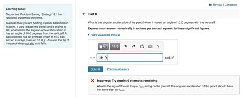 Solved A Review | Constants Learning Goal: Part C To | Chegg.com