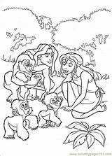 coloring Pages tarzan  Disney Princess sketch template