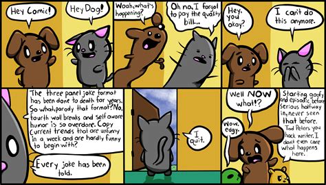 Comic Cat: Quitting Time by TadIGuess on Newgrounds