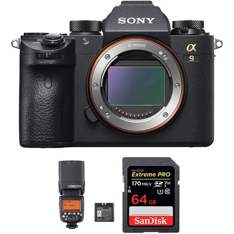 Sony Alpha a9 Mirrorless Digital Camera Body and Flash Kit B&H