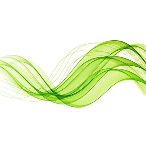 Abstract Green Wavy Lines Vector Background | Background design vector, Vector background ...