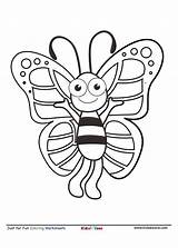 Butterflies Coloring Pages For Kids sketch template