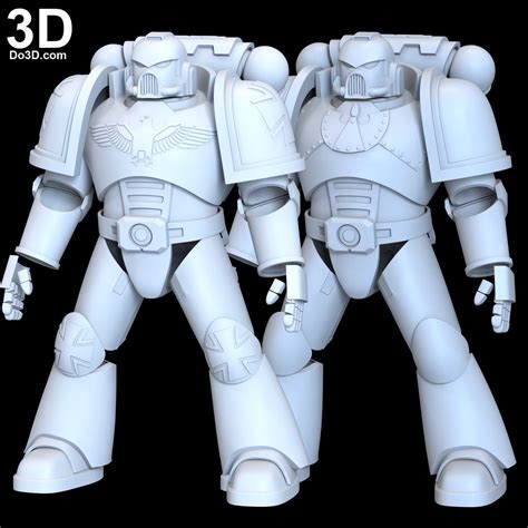 #H795 Space Marins Warhammer 40K Helmet | 3D Printable Model | Do3D | 3d printable models ...