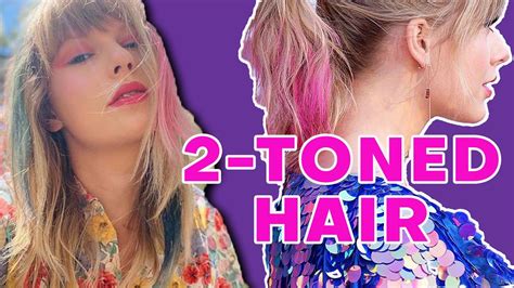 Taylor Swift Dyes Her Hair PINK & BLUE! | Glamwire - YouTube