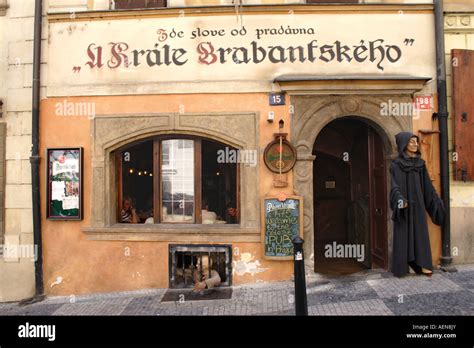 Oldest Pub in Prague Stock Photo - Alamy