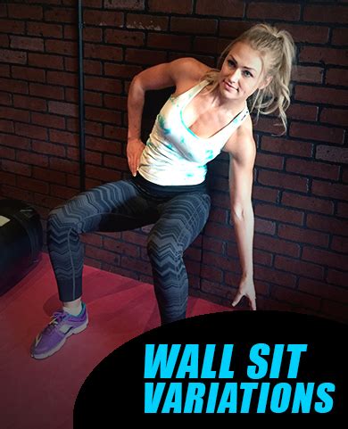 Summer Slim-Down Challenge Week 5 - Wall Sit Variations