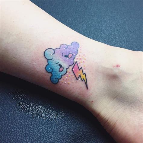 65 Amazingly Cute Cloud Tattoos Which Resonate Your Love for Rains | Color tattoo, Tattoos