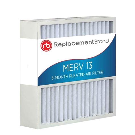 16 in. x 25 in. x 4 in. MERV 13 Air Purifier Replacement Filter-RB-P25S ...