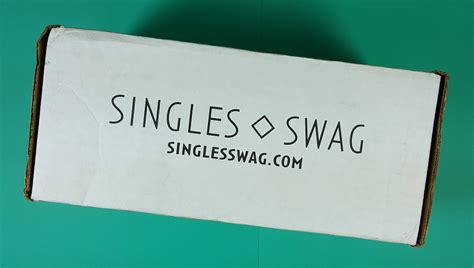 SinglesSwag Subscription Box Review & Coupon - October 2016 - Hello Subscription