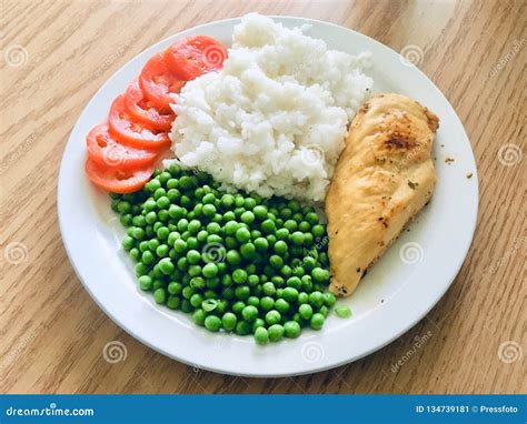 Healthy Balanced Food Plate Stock Image - Image of fresh, diet: 134739181