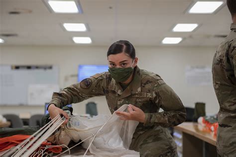 Aircrew Flight Equipment students hone their skills