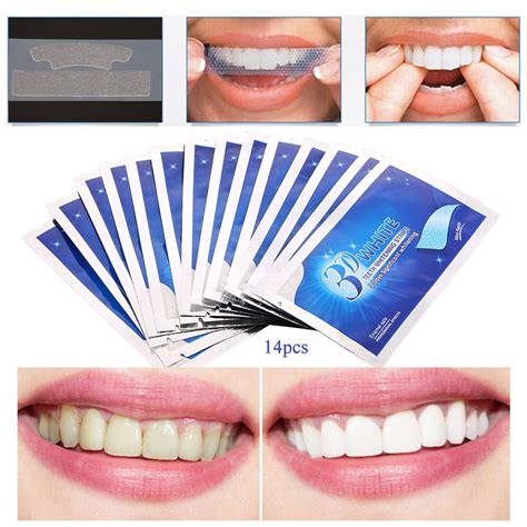 Aliexpress.com : Buy 28Pcs/14Pair 3D White Gel Teeth Whitening Strips Oral Hygiene Care Double ...