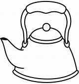 A Teapot Coloring Page Printable For Kids  Home sketch template