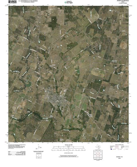 2010 Poteet, TX - Texas - USGS Topographic Map