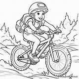 Mountain Bike Coloring Pages  Free & Printable sketch template