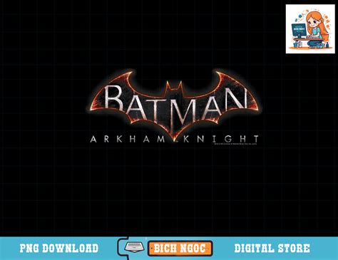 Batman Arkham Knight Logo T-Shirt copy png - Inspire Uplift