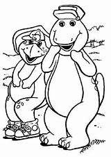 Barney The Dinosaur Coloring Pages sketch template