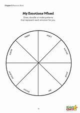 Emotions Wheel Printable sketch template