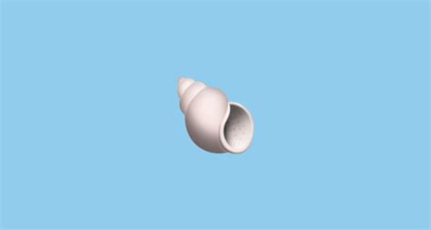 🐚 Spiral Shell Emoji on Apple iOS 10.0