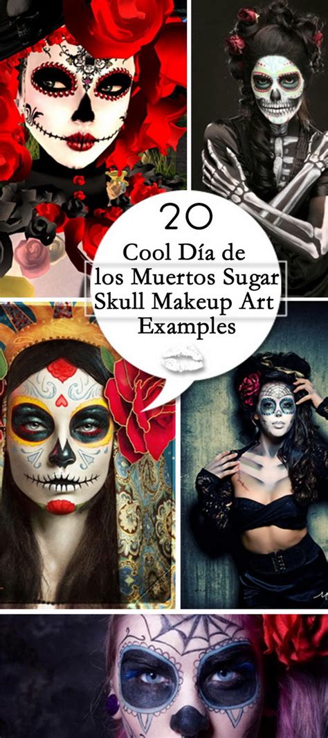 20 Cool Día de los Muertos Sugar Skull Makeup Art Examples 2023