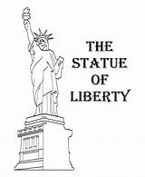 Free Printable Statue Of Liberty Coloring Pages For Kids sketch template