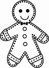 Gingerbread Man coloring Page  ColouringPages sketch template