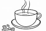 Coffee Coloring Pages sketch template