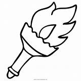 Torch Coloring Page  Free torch For Kids Ultra sketch template