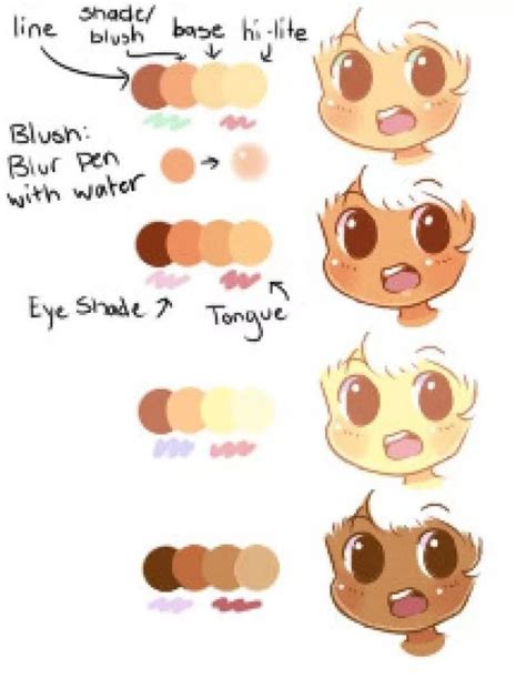 Pin by Natacha Gacha Life on art ♡ | Skin color palette, Palette art, Skin palette