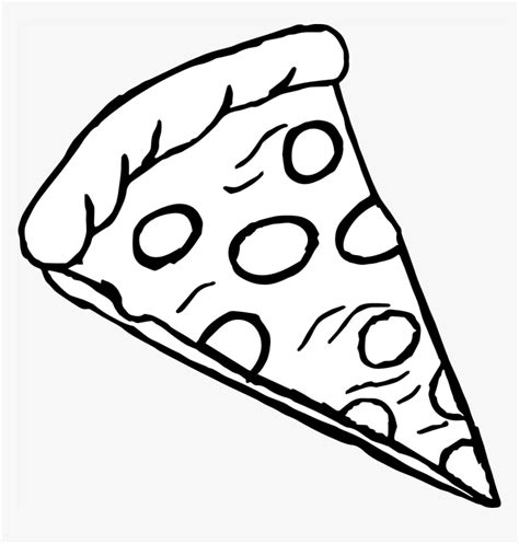Pizza Black And White Clipart Png - img-Abia