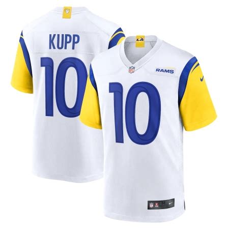 Men's Los Angeles Rams #10 Cooper Kupp Nike White Alternate Limited ...