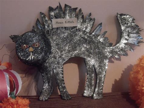 Marvelously Messy : Black Halloween Cat Craft: Mean Kitteh.