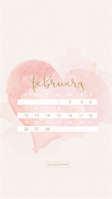 Pin by NicoleMaree77 on February / Calendar Wallpaper | Calendar ...