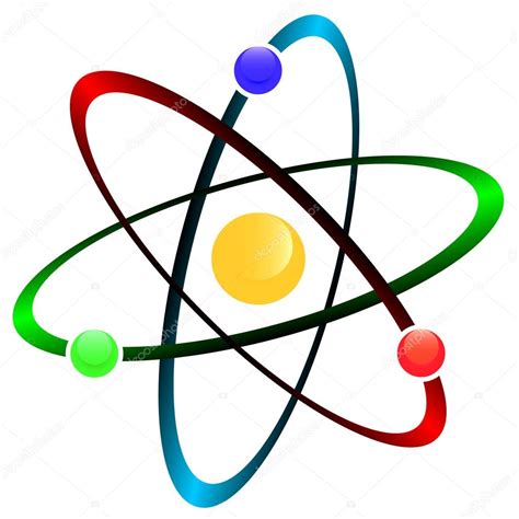 Atom symbol ⬇ Vector Image by © ylivdesign | Vector Stock 13792069