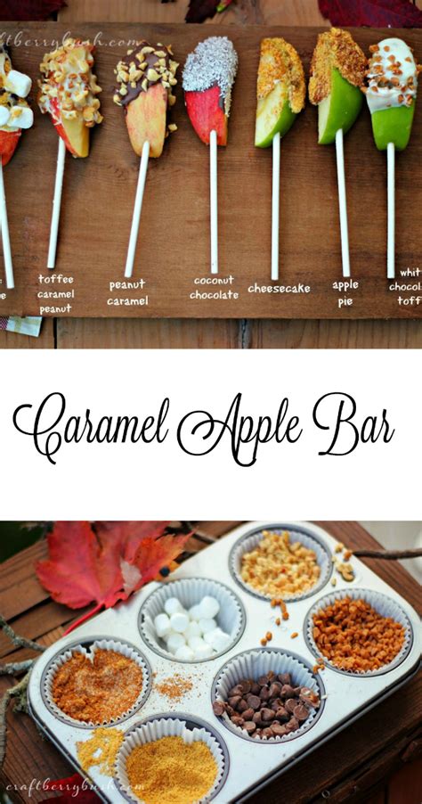 Best food bars and food stations with luxurious decor style | Caramel apple bars, Desserts, Food