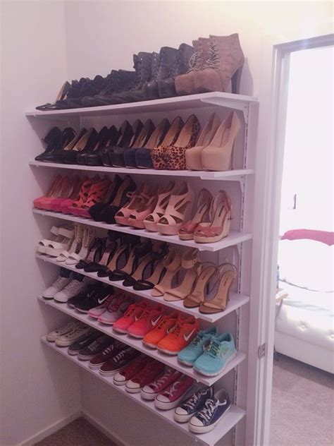 Ideas How To Create DIY Shoe Closet Shelves - Cozy DIY