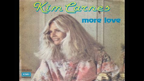 Kim Carnes - More Love (1980) HQ - YouTube