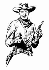 Coloring Page cowboy  Free Printables Img 29898 sketch template