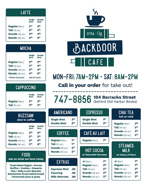 Backdoor Cafe – SITKA EATS