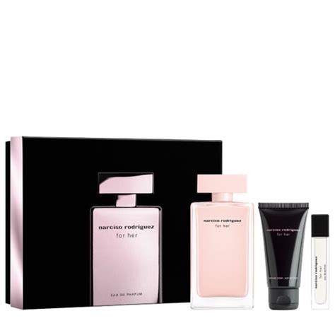 Narciso Rodriguez - For Her EDP Gift Set Trio - Beauty Bridge