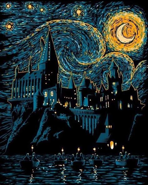 Hogwarts Starry Night Wallpapers - Top Free Hogwarts Starry Night Backgrounds - WallpaperAccess