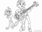 Disney Pixars Coco Coloring Page  Home sketch template