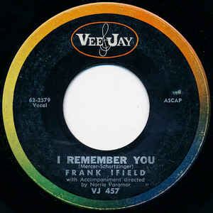 Frank Ifield – I Remember You (1962, Monarch Pressing, Vinyl) - Discogs