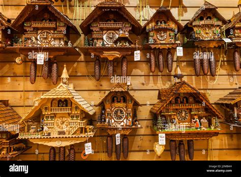 Germany, Baden-Wurttemburg, Black Forest, Triberg, cuckoo clocks for ...