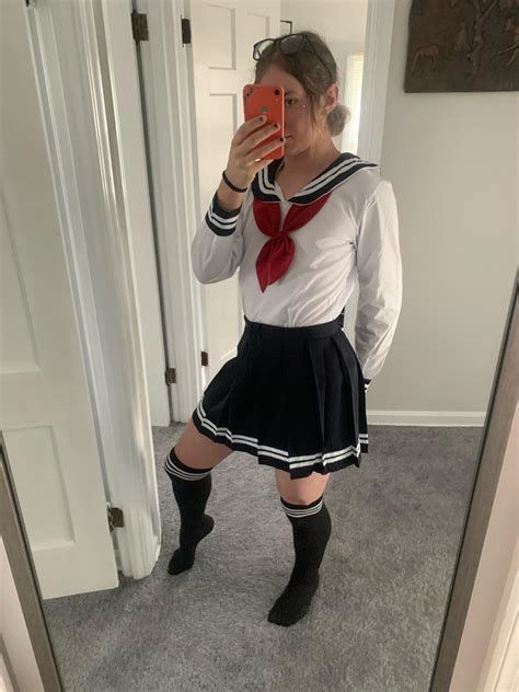 got my school uniform! errr... i mean halloween costume : r/femboy