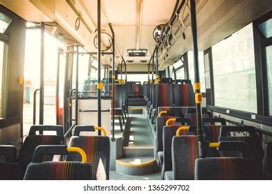 Modern Bus Interior Stock Photo 1365299702 | Shutterstock