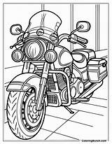 Motorcycle  Coloring Bunch sketch template