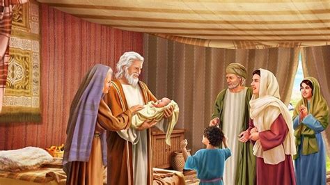 God Promises to Give Abraham a Son | Abraham and sarah, Bible images ...